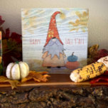 Happy Herfst Gnome houten doos teken<br><div class="desc">Laat deze schattige Herfst Gnome in je huis of op je voordeur zien voor een vleugje Herfst vibes. Geweldig op een bijzettafel,  instaptafel of de schouw.</div>