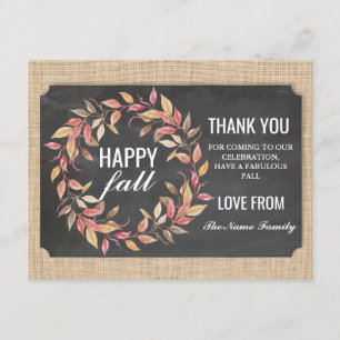 Happy Herfst Harvest Festival Bedankt voor je kaar