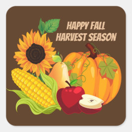 Happy Herfst Harvest Season sticker