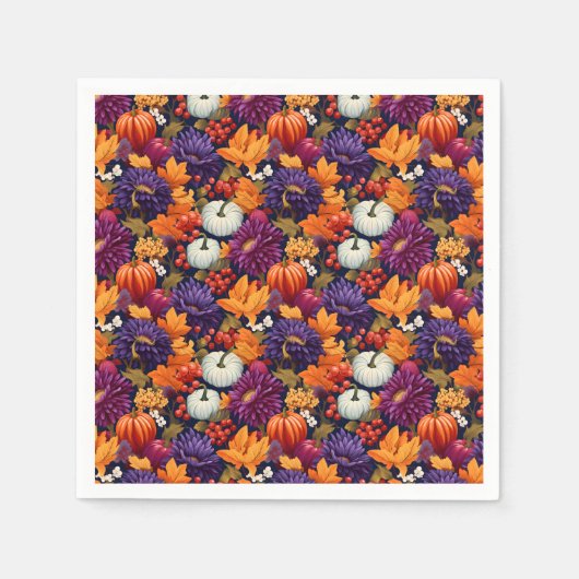 Happy Herfst Harvest Servet (Voorkant)