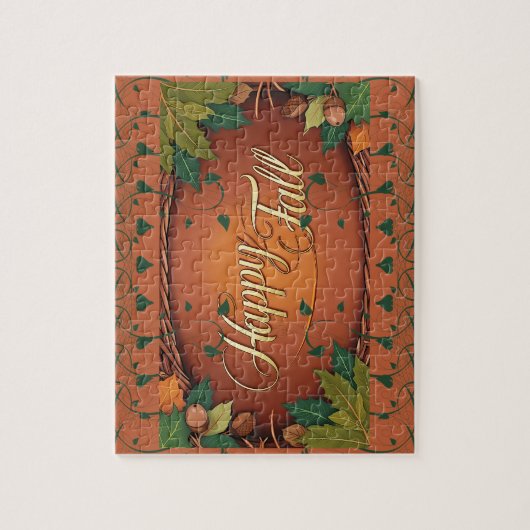 Happy Herfst Herfst Jigsaw Puzzel (Verticaal)
