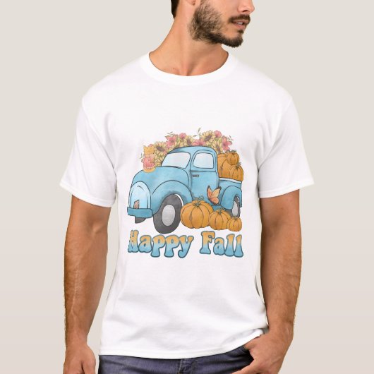 Happy Herfst - Herfst T-shirt (Voorkant)