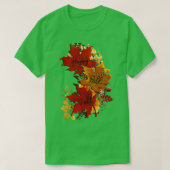 Happy Herfst herfstbladeren T-shirt (Design voorkant)