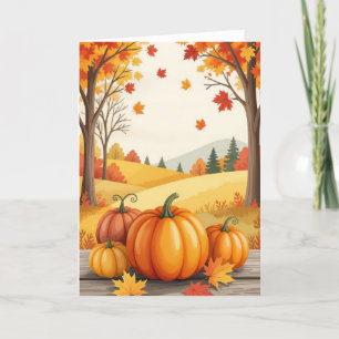 Happy Herfst Kaart, Herfst Kaart, Herfst Kaart