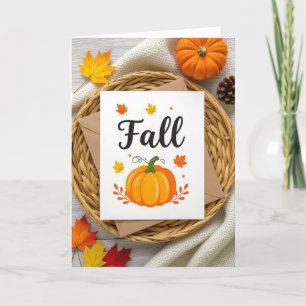 Happy Herfst Kaart, Herfst Kaart, Herfst Kaart