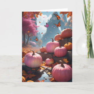 Happy Herfst Kaart, Herfst Kaart, Herfst Seizoen K Feestdagen Kaart