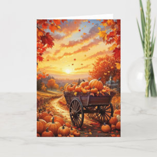 Happy Herfst Kaart, Herfst Kaart, Herfst Seizoen K Feestdagen Kaart