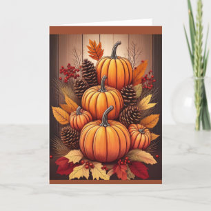 Happy Herfst Kaart, Herfst Kaart, Herfst Seizoen K Feestdagen Kaart