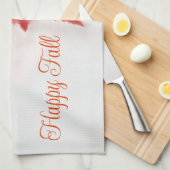 Happy Herfst Kitchen Towels Theedoek (Quarter Fold)