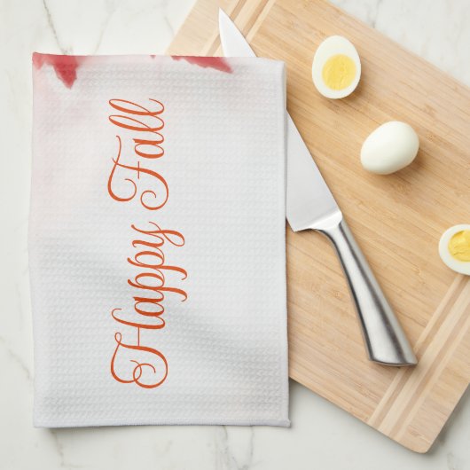 Happy Herfst Kitchen Towels Theedoek (Quarter Fold)