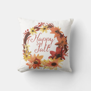 Happy Herfst krans Kussen