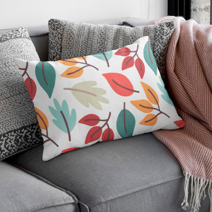 Happy Herfst Naherfst kleurig bladeren patroon Kussen