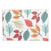 Happy Herfst Naherfst kleurig bladeren patroon Kussensloop (Voorkant-Links)