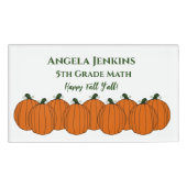 Happy Herfst Name Badge (Voorkant)