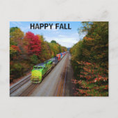 HAPPY HERFST Norfolk Southern Briefkaart (Voorkant)