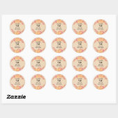 Happy Herfst Oogst Festival Pompoen Krans Sticker (Vel)