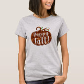 Happy herfst pompoen Halloween T-shirt Vrouwen (Voorkant)