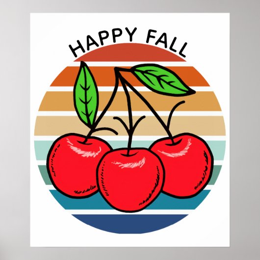 Happy Herfst Poster (Voorkant)