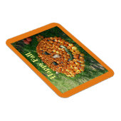 Happy Herfst Pumpkin Face Magnet Magneet (Rechterzijde)