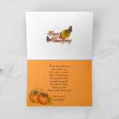 Happy Herfst Pumpkins Feestdagen Kaart (Binnen)