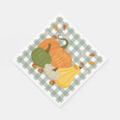 Happy Herfst Pumpkins Servet (Hoek)
