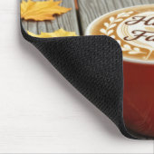 Happy Herfst Red Coffee Cup Muismat (Hoek)