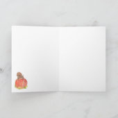 Happy Herfst Squirrel op pomkin Kaart (Binnen)