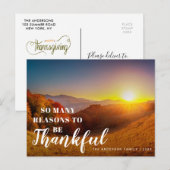 happy herfst Thanksgiving Briefkaart (Voorkant / Achterkant)