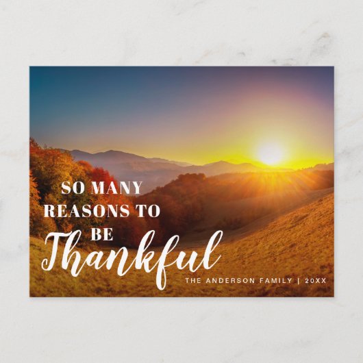 happy herfst Thanksgiving Briefkaart (Voorkant)