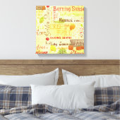 Happy Herfst Wrapped Canvas Art Afdruk (Insitu (Slaapkamer))