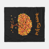 Happy Herfst Y All Herfst Season Cozy Home Decor Fleece Deken (Voorkant (Horizontaal))