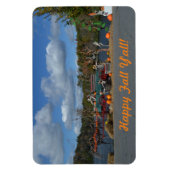 Happy Herfst Y herfst-beeldscherm met water Magneet (Verticaal)