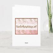 Happy Herfst Ya'all, Cute Autumn Gnome Kaart (Achterkant)