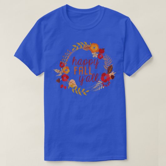 Happy Herfst Yall4 1 T-shirt (Design voorkant)