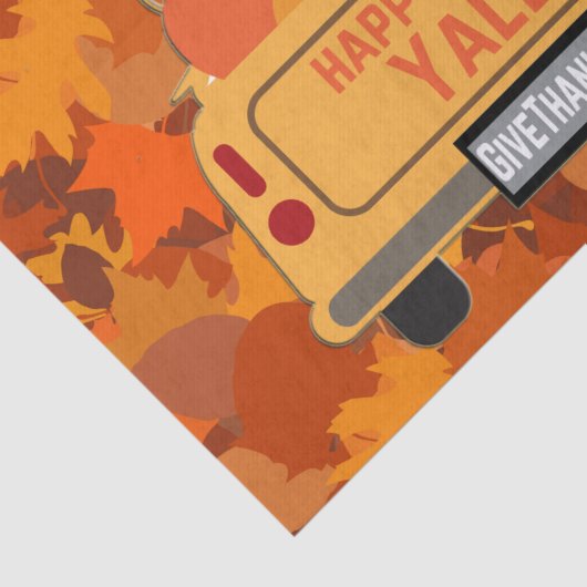 Happy Herfst Yall - 1 Tissuepapier (Detail)
