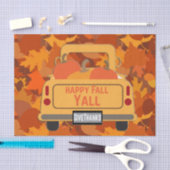 Happy Herfst Yall - 1 Tissuepapier (Craft)