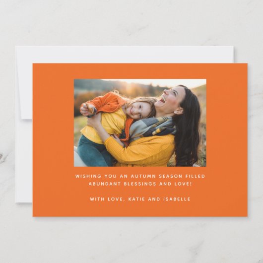 Happy Herfst Y'all Autumn-fotokaart (Achterkant)