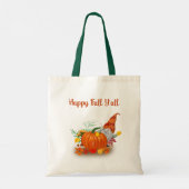 Happy Herfst Y'all Autumn Gnome met pompoen Tote Bag (Achterkant)