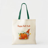 Happy Herfst Y'all Autumn Gnome met pompoen Tote Bag (Voorkant)