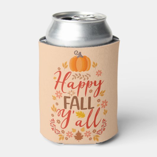 Happy herfst y'all blikjeskoeler (Blikje Voorkant)
