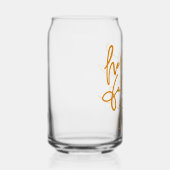 Happy Herfst Y'all Blikvorm Glas (Rechts)