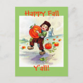 Happy Herfst Y'all  Briefkaart (Voorkant)
