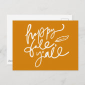 Happy Herfst Y'all Briefkaart (Voorkant / Achterkant)