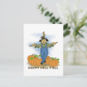 Happy Herfst Y'All Briefkaart (Staand voorkant)