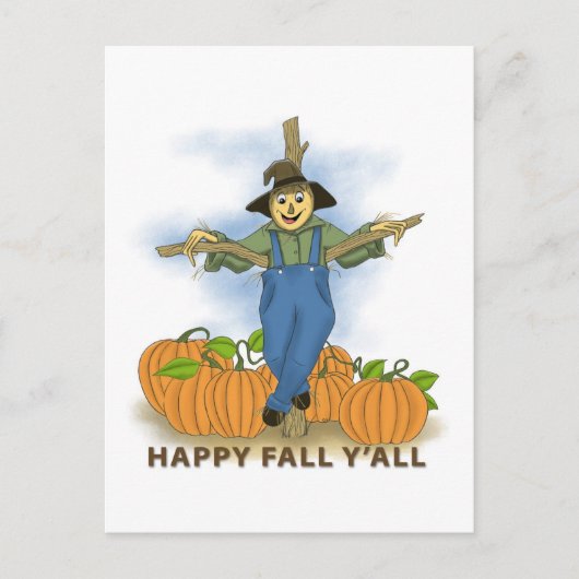 Happy Herfst Y'All Briefkaart (Voorkant)