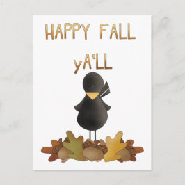 Happy Herfst Y'All Briefkaart