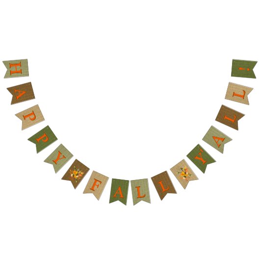 Happy Herfst Y'All Burlap Vlaggetjes (Alle)