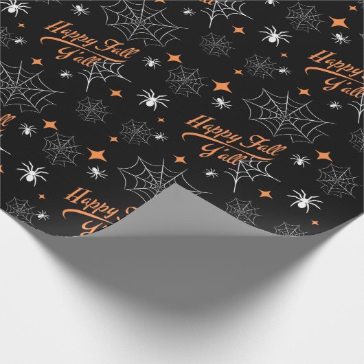 Happy Herfst Y'all Cadeaupapier (Hoek)