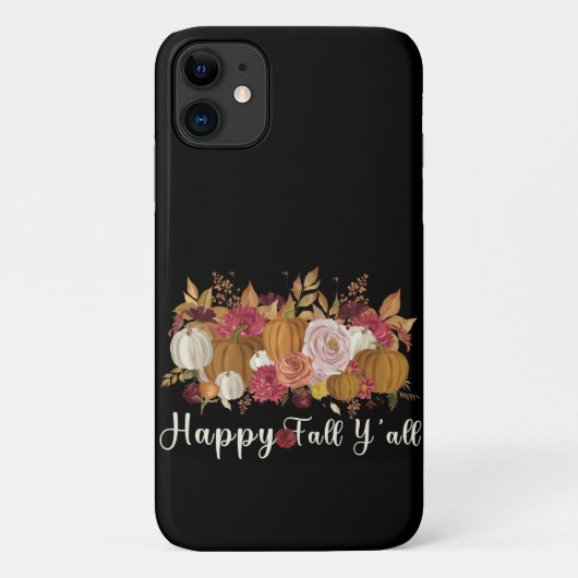 Happy Herfst Y'all Case-Mate iPhone Case (Achterkant)