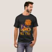 Happy Herfst Y'all Cats Lover Herfst Pompoen Maple T-shirt (Voorkant volledig)
